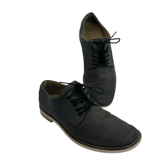 Calvin Klein Aggussie Oxford Flat Shoes Men’s 9.5 Dark Grey Nylon Lace-Up main image 10